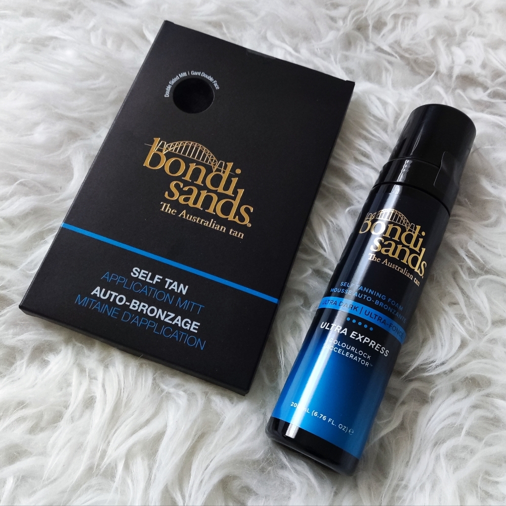 Bondi Sands Self Tanning Foam Ultra Express Ultra Dark With Application Mitt